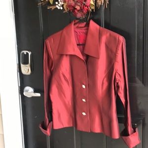 Beautiful rust color dressy jacket   Size 14